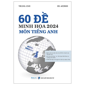 60 đề minh họa 2024 - môn tiếng anh