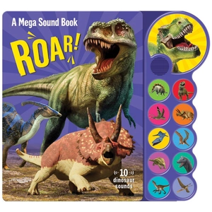 a mega sound book: roar! 10-button sound book