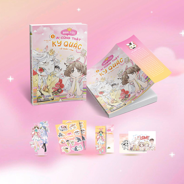 Ban Toi Ai Cung That Ky Quac - Tap 1 - Ban Dac Biet - Tang Kem Bookmark 2 Mat + Standee 2 Manh + Sticker 10 Chi Tiet + Postcard Random 1 Trong 4 Mau