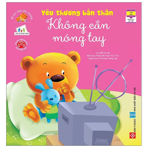 bé học cách yêu thương - yêu thương bản thân - không cắn móng tay