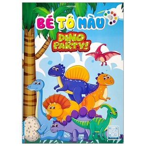 bé tô màu - dino party