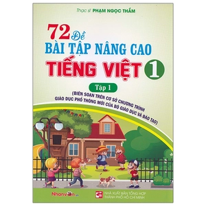 bộ 72 đề bài tập nâng cao tiếng việt lớp 1 - tập 1