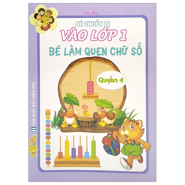bộ bé chuẩn bị vào lớp 1 - bé làm quen chữ số (quyển 4)