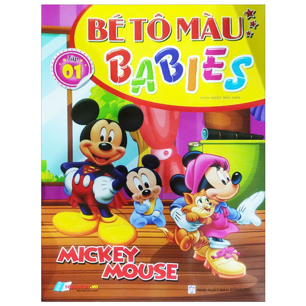 bộ bé tô màu babies tập 1