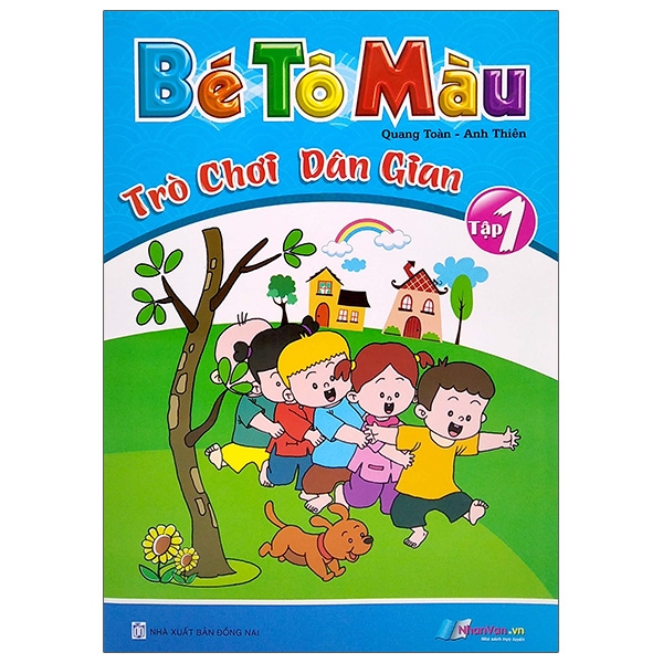 bộ bé tô màu trò chơi dân gian - tập 1