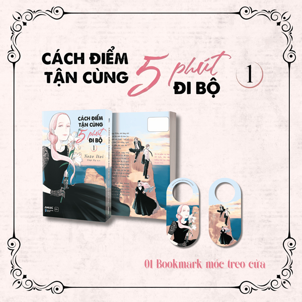 Bộ Cách Điểm Tận Cùng 5 Phút Đi Bộ - Tập 1 - Tặng Kèm Bookmark Móc Treo Cửa