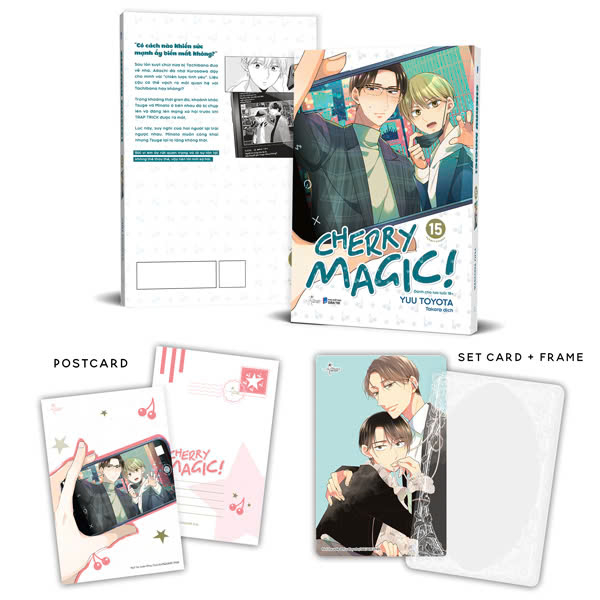 Bộ Cherry Magic - Tập 15 - Bản Đặc Biệt - Tặng Kèm Postcard Bồi 2 Mặt + Set Card + Frame PVC
