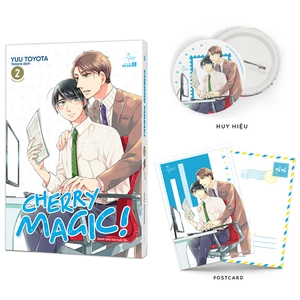 bộ cherry magic - tập 2 - tặng kèm postcard bồi 2 mặt + huy hiệu nhũ nhung