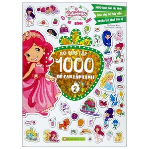 bộ cô bé bánh dâu - 1000 đề can lấp lánh (tập 2)