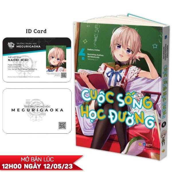 bộ cuộc sống học đường - tập 4 - tặng kèm id card