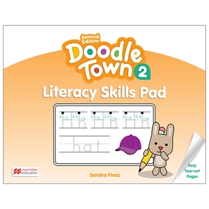 bộ doodle town level 2 literracy skill pad 2nd edition