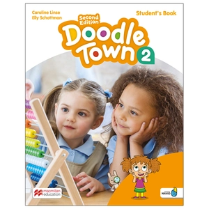 bộ doodle town level 2 student´s book + navio app 2nd edition