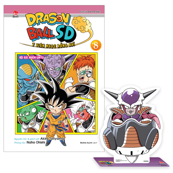 Bo
						
										
										Dragon Ball SD - 7 Vien Ngoc Rong Nhi - Tap 8 - Doi Dac Nhiem Ginyu - Tang Kem Standee