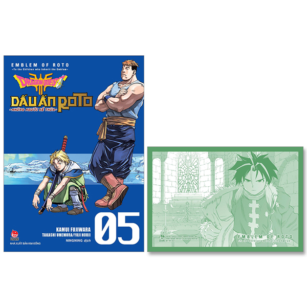 bộ dragon quest - dấu ấn roto - những người kế thừa - tập 5 - tặng kèm postcard
