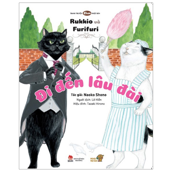 bộ ehon - mọt sách mogu - rukkio và furifuri - đi đến lâu đài (từ 3 - 6 tuổi)