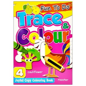 bộ fun to do trace & colours book 4