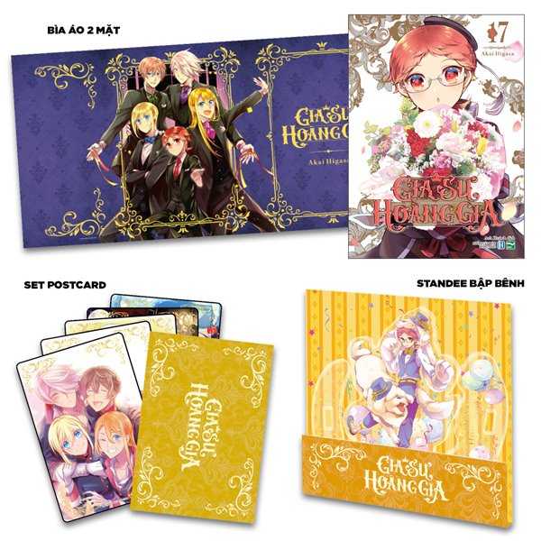 Bo
						
										
										Gia Su Hoang Gia - Tap 17 - Ban Suu Tam - Tang Kem Bia Ao 2 Mat + Set Postcard + Standee Bap Benh