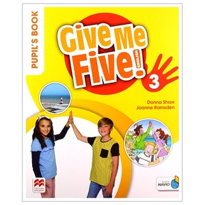 bộ give me five! level 3 pupil's book pack with navio app