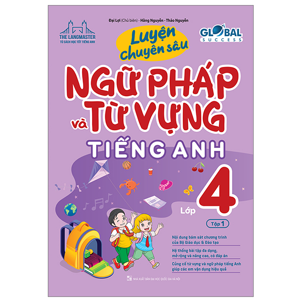 bộ global success - luyện chuyên sâu ngữ pháp và từ vựng tiếng anh lớp 4 - tập 1 (có đáp án)