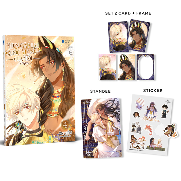 Bo
						
										
										Hen Gap Lai, Quoc Vuong Cua Toi - Tap 4 - Ban Dac Biet - Tang Kem Set Sticker + Card PVC + Frame PVC + Standee Acrylic