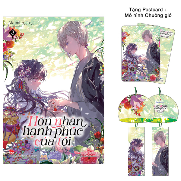 Bo
						
										
										[Light Novel] Hon Nhan Hanh Phuc Cua Toi - Tap 3 - Tang Kem Postcard + Mo Hinh Chuong Gio