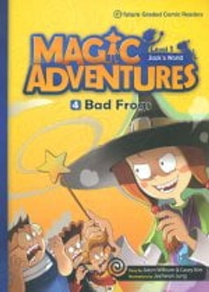 bộ magic adventures - graded comic readers: level 1-4: bad frogs + acd