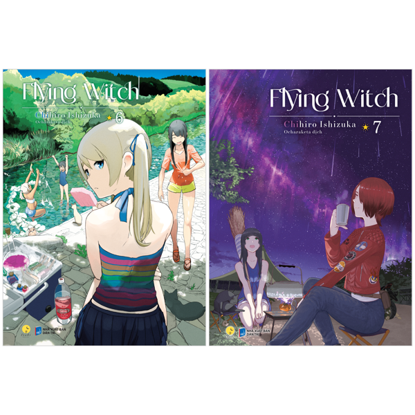 Bộ Bộ Manga - Flying Witch - Tập 6 + Tập 7 (Bộ 2 Tập)