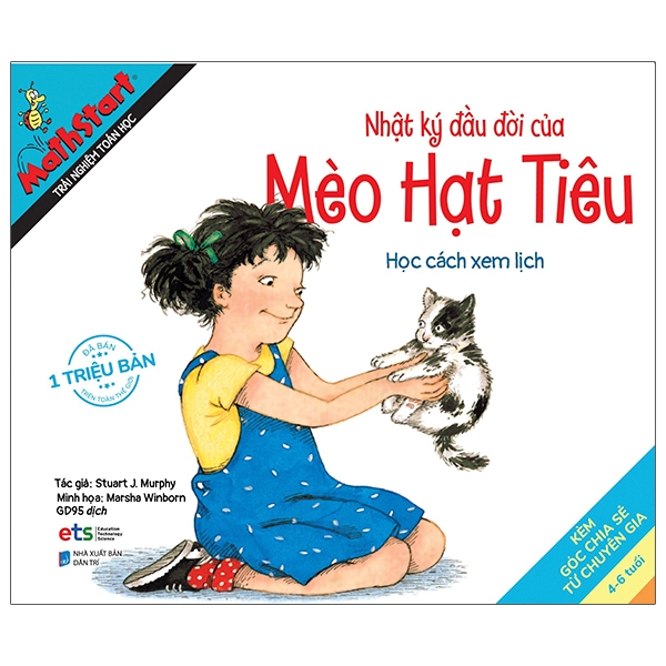 bộ mathstart trải nghiệm toán học: nhật ký đầu đời của mèo hạt tiêu