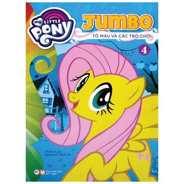 bộ my little pony - jumbo tô màu và các trò chơi 4