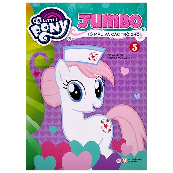 bộ my little pony - jumbo tô màu và các trò chơi 5