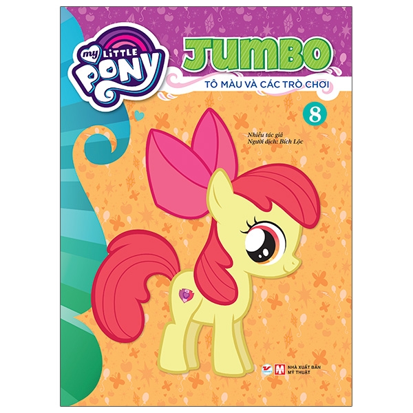 bộ my little pony - jumbo tô màu và các trò chơi 8