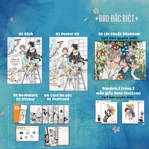 bộ người lạ dưới gió xuân - tập 3 - bản đặc biệt - tặng kèm 1 bookmark + 1 postcard + bộ 6 card bo góc cán màng ánh trai + 1 sticker