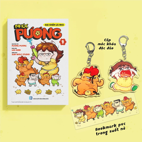 Bo
						
										
										Nhoc Puong - Tap 1 - Dai Chien Ga Nha - Ban Dac Biet - Tang Kem Bookmark PVC Trong Suot + Cap Moc Khoa Doc Dao