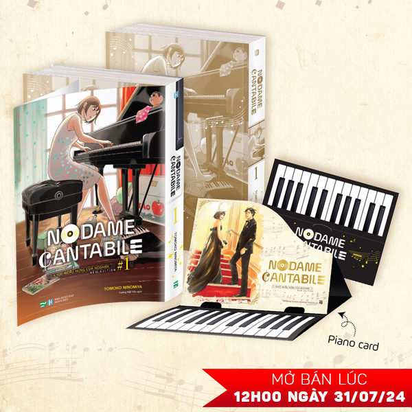 Bo
						
										
										Nodame Cantabile - Khuc Ngau Hung Cua Nodame - New Edition - Tap 1 - Ban Dac Biet - Tang Kem 1 Piano Card