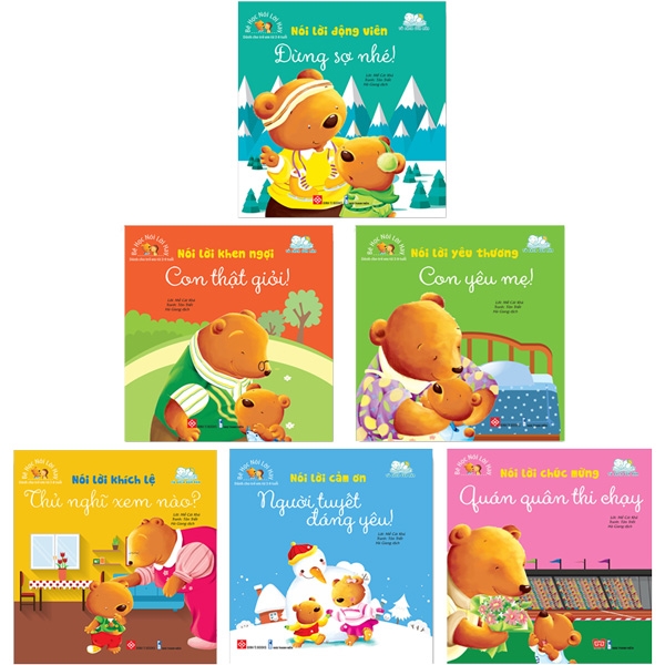bộ sách bé học nói lời hay (bộ 6 cuốn)