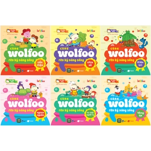 bộ sách cùng wolfoo rèn kỹ năng sống (bộ 6 cuốn)