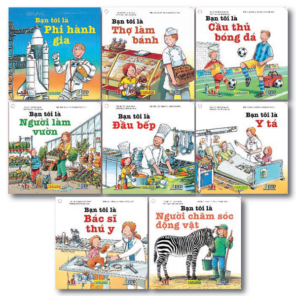 Bo Sach Pixi Biet Tuot - Tim Hieu Ve Nghe Nghiep (Bo 8 Cuon)
