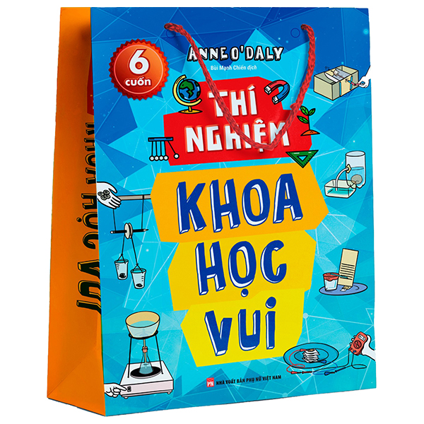bộ sách thí nghiệm khoa học vui (túi 6 cuốn)