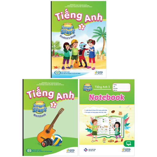 Bo Sach Tieng Anh 3 - I-Learn Smart Start - Student's Book + Workbook + Notebook (Bo 3 Cuon)
