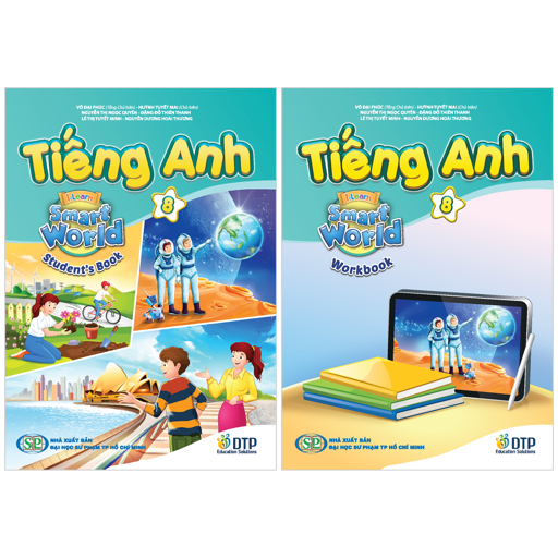 Bo Sach Tieng Anh 8 - I-Learn Smart World - Student's Book + Workbook (Bo 2 Cuon)