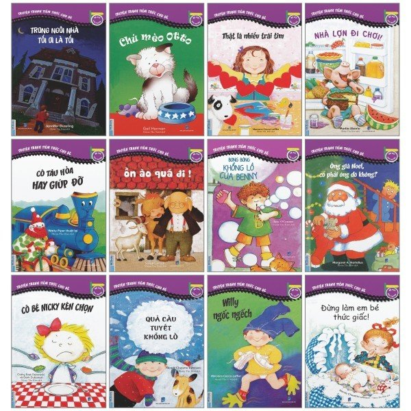 Bộ Sách Truyện Tranh Tiềm Thức Cho Bé (Bộ 12 Cuốn)