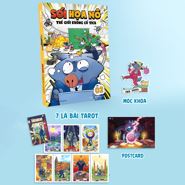 Bo
						
										
										Soi Hoa No - Tap 2 - The Gioi Khong Co Tich - Ban Dac Biet - Tang Kem 7 The Bai Tarot + 1 Moc Khoa The Fool + 1 Postcard