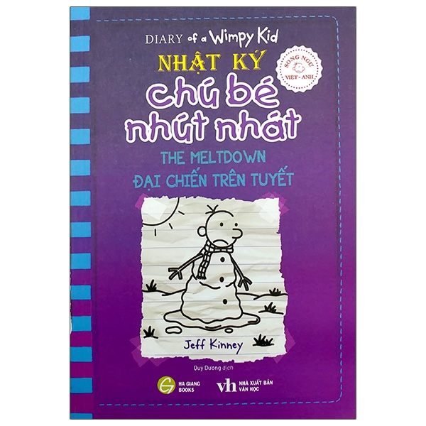 bộ song ngữ việt - anh - diary of a wimpy kid - nhật ký chú bé nhút nhát - tập 13: đại chiến trên tuyết - the meltdown