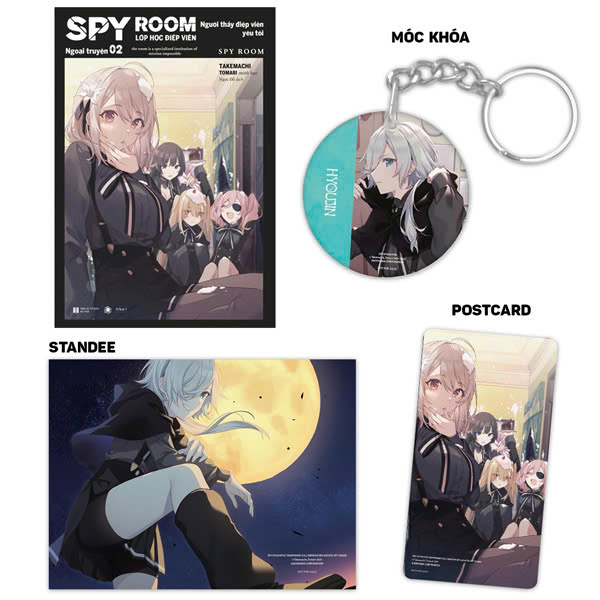 Bo
						
										
										SPY ROOM - Lop Hoc Diep Vien - Ngoai Truyen - Tap 2 - Nguoi Thay Diep Vien Yeu Toi - Tang Kem Postcard + Standee Giay + Moc Khoa Mica