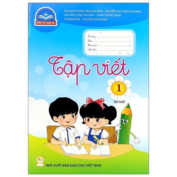 bộ tập viết 1 - tập 1 (chân trời sáng tạo) (chuẩn)