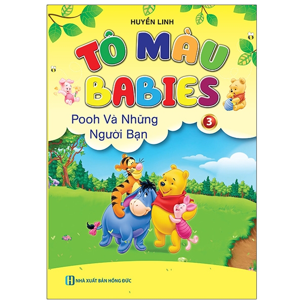 bộ tô màu babies 3 - pooh và những người bạn
