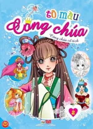 bộ tô màu công chúa cổ tích - tập 2