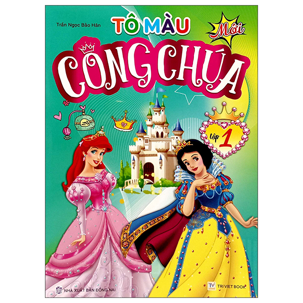 bộ tô màu công chúa - tập 1