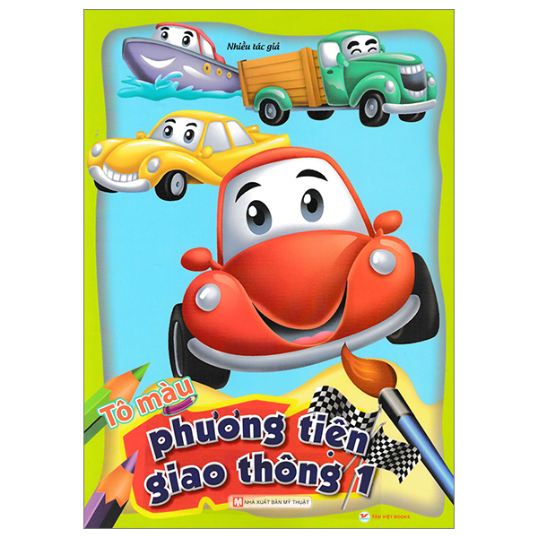 bộ tô màu phương tiện giao thông - tập 1