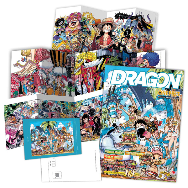 Bo
						
										
										Tuyen Tap Tranh Eiichiro Oda - One Piece - Color Walk - Tap 10 - Dragon - Tang Kem Postcard + Poster